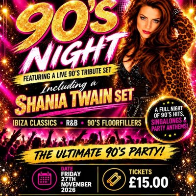 Shania Twain Tribute & 90's Night with Nicola Marie